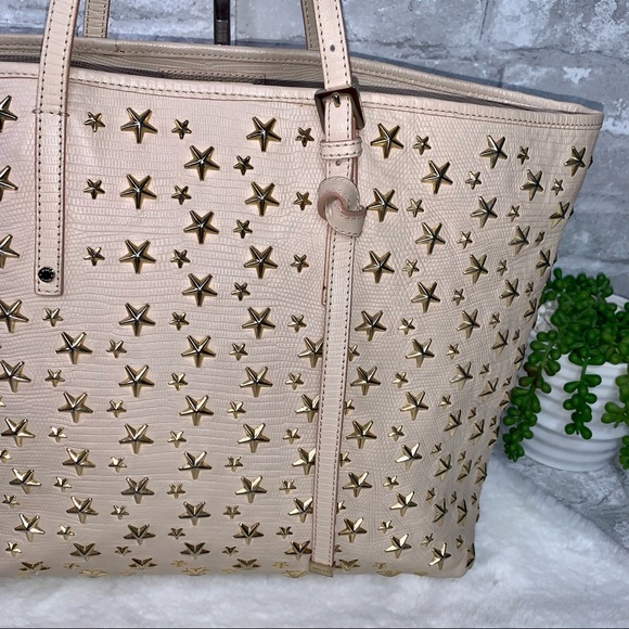🆂🅾🅻🅳 Jimmy Choo Sasha Star-Studded Tote Bag - Picture 5 of 16